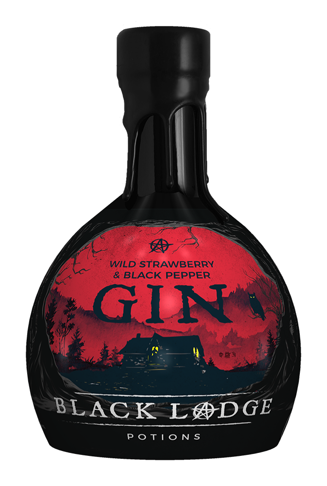 Wild Strawberry & Black Pepper Gin Black Lodge Potions