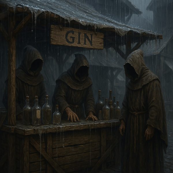 Gin market stall